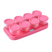 Potes para Congelar Papinha na Bandeja Prep & Fresh Rosa Fisher Price - BB1081OUT [Reembalado] BB1081OUT