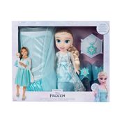 Boneca Disney Frozen Elsa Kit Com Fantasia Sapatos e Acessórios Tam. Único Multikids - BR2330 BR2330