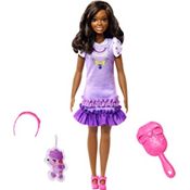 Minha Primeira Barbie - Boneca Hora de Dormir Negra Hll20