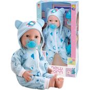 Boneca Diver New Born - Brincando de Pijama - Menino - Divertoys