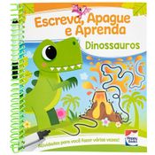 Livro - Escreva, Apague e Aprenda - Dinossauros