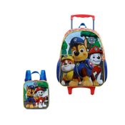 Kit Mochila com Rodinhas & Lancheira Patrulha Canina - Xeryus