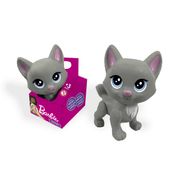 Mini Pet da Barbie Na Casinha - Gata Cinza - Pupee