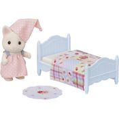 Sylvanian Families - Conjunto Cama Menina Gato Primavera