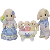 Sylvanian Families - Família Dos Coelhos Floral