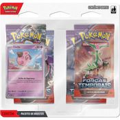 Pokemon Cartas - Escarlate e Violeta 5 - Forças Temporais - Blister Quádruplo com 25 Cards