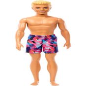 Boneco Ken Praia Loiro - Shorts Tye Dye Hxx52