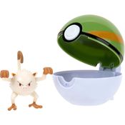 Pokemon - Clipe Pokebola - Mankey + Bola de Ninho - Sunny