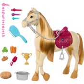Barbie Mysteries - The Great Horse Chase - Cavalo com Som, Música e Acessórios Hxj42