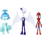 Spidey And His Amazing Friends - Dino-Webs - Boneco Homem Aranha e Ghotasaurus G0123