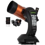 Telescópio Astronômico Computadorizado 53x com Tecnologia SkyAlign, Celestron 4SE 11049, Laranja