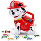 Brinquedo a Bateria Patrulha Canina Marshall com 26 Guloseimas, Fonética, Letras, Cores e Vários Modos de Atividades para Crianças Acima de 2 Anos,