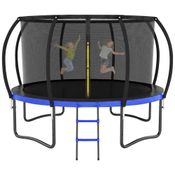 Trampolim Liyarya 12FT 14FT Trampolim para crianças Adultos Trampolins recreativos ao ar livre com postes curvos e ...