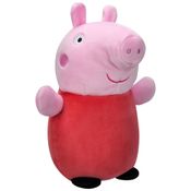 Pelúcia Peppa Pig de 25 cm Colecionável e Super Macio para Crianças, Squishmallows SQPP00030, Rosa