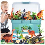 Brinquedos de Dinossauros Educativos com 20 Peças para Crianças Acima de 3 Anos, Kiddiworld