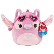 Pelúcia Disney Angel de 20 cm Colecionável e Super Macio para Crianças, Squishmallows SQDI00515, Rosa