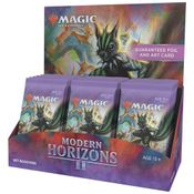 Caixa de Boosters do conjunto Magic: The Gathering Modern Horizons 360 Cartas, para Jogadores Maiores de 13 Anos