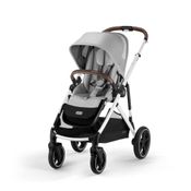 Carrinho de Bebê Duplo Modular com Mais de 20 Configurações e Inclui Cesto de Compras Removível, Cybex Gazelle S, Cinza