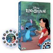 Livro Digital Interativo Lilo e Stitch com Projetor de Efeitos Especiais para Celular, Moonlite