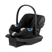 Cadeira de Bebe para Carro com Proteção Linear Contra Impactos Laterais, Apoio de Cabeça Ajustável em 11 Posições e Base Safelock, Cybex Aton G, Preta