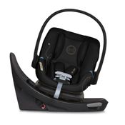 Cadeira de Bebe para Carro com Rotação de 180°, Barra Anti-Rebote e 11 Opções de Apoio de Cabeça, Cybex Aton G Swivel, Preta