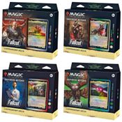 Magic: The Gathering Fallout Pacote de Decks de Comandante - Inclui todos os 4 Decks Hail Caesar, Scrappy Survivors, Science! e Mutant Menace