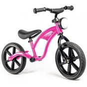 Bicicleta sem Pedal com Luz Frontal e Roda de Borracha para Crianças de 2 a 5 Anos, KRIDDO, Rosa