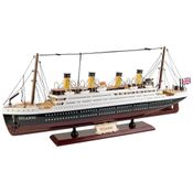 Barco Decorativo Titanic de Madeira, Escala 1:450 com Detalhes Complexos e Autênticos, HOME DECOR SAILINGSTORY