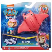 Boneco Patrulha Canina Aqua Hero Pups Skye e Arraia Sunny 3474 3+