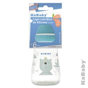 Copo 125ml com Bico de Silicone Azul