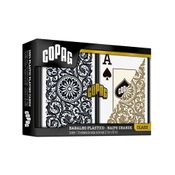 Baralho Class 1546 Elite Preto e Dourado Estojo Duplo Naipe Grande