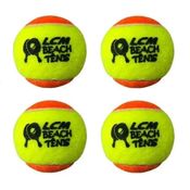 Bolas Beach Tênis LCM com 4 Unidades