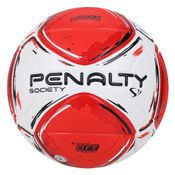 Bola Society Penalty S11 R2 XXIV Branco/Vermelho