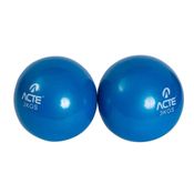 Par De Bolas Tonificadoras Com Peso de 3Kg Azul T57 - Acte Sports