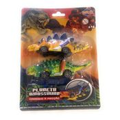 Carrinho Dinossauro de Fricção - Estogassauro e Anquilossauro