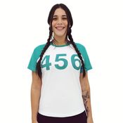 Camiseta Round 6 GI-HUN 456 BRANCO M Piticas