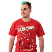 Camiseta La Casa de Papel Grupo Vermelha P Piticas