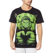 Camiseta D.Hulk: Adulto PRETO M Piticas