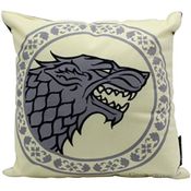 Almofada Fibra Veludo 25x25cm Stark Game Of Thrones Bege Único