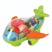 Brinquedo Para Bebê Avião Musical Som E Movimento Braskit