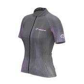 Camisa de ciclismo Groove UltraXC feminino cinza XG