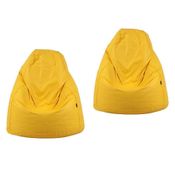 Kit 2 Puffs Fofão Pop Amarelo L31 - Stay Puff