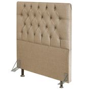 Cabeceira Cama Box Solteiro 90cm Diamante Linho J02 Bege - Mpozenato