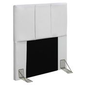 Cabeceira Cama Box Solteiro 90cm Pérola W01 Corano Branco - Mpozenato
