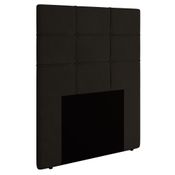 Cabeceira Cama Box Solteiro 90cm Esmeralda Veludo J02 Marrom - Mpozenato