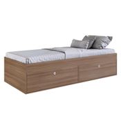 Cama de Solteiro 80cm Com 4 Portas Tókio A05 Montana - Mpozenato