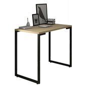 Mesa Escritório Estilo Industrial Porto 90cm Nature - Fit Mobel