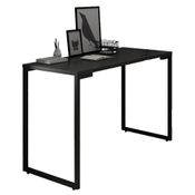 Mesa Escritório 120cm Estilo Industrial New Port  F02 Preto - Mpozenato