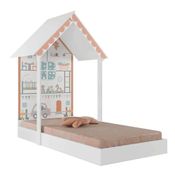Mini Cama Infantil Montessoriana Sweetheart P13 Branco - Mpozenato