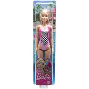 Boneca Barbie Praia Maio Rosa Mattel DWJ99